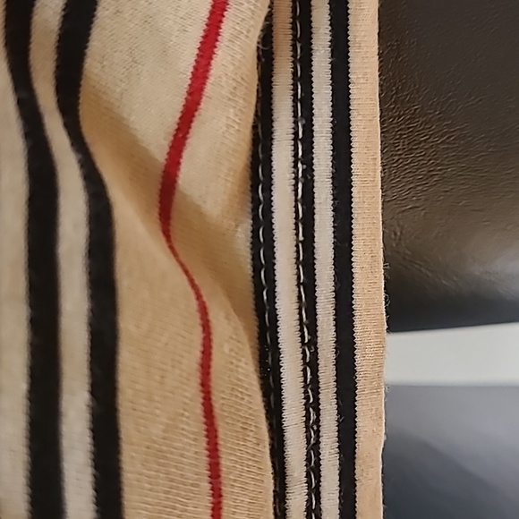 BURBERRY LONDON t-shirt in signature fabric and red BURBERRY logo size S - Picture 5 of 9